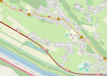 Ruggeller Strasse closed due to paving work