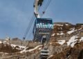 Working at 2233 meters above sea level