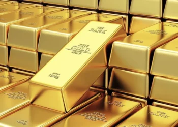 Gold is headed for a third weekly loss amid the rise in the dollar