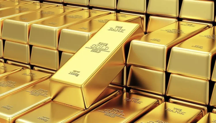 Gold is headed for a third weekly loss amid the rise in the dollar