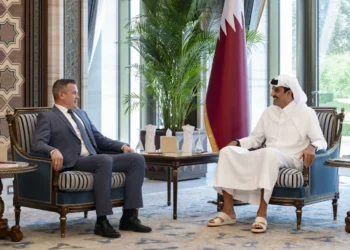 His Highness receives the head of the Anti-Doping Agency