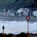 Hundreds of people were evacuated as huge waves hit the New Zealand capital, Wellington