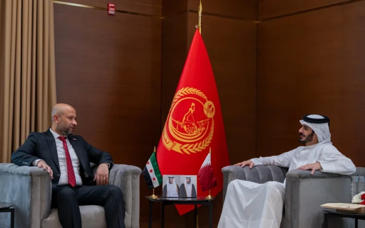 The Minister of Interior receives the Syrian Minister of Emergency and Disaster Management