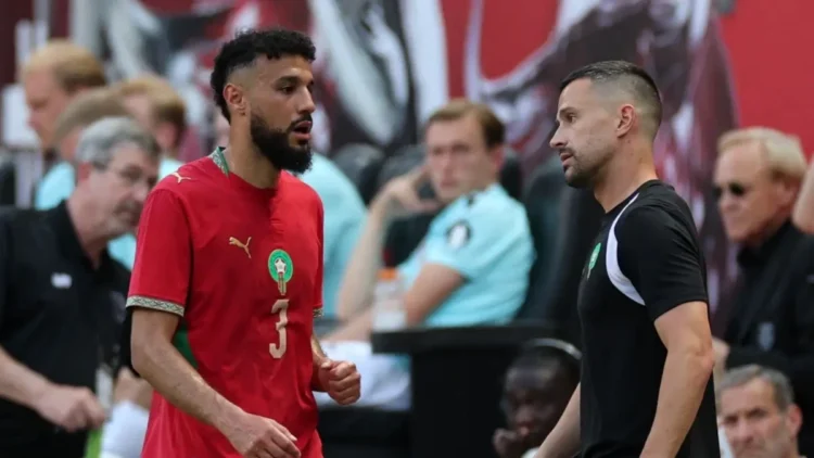 Moroccan Mazraoui’s condition improved before facing Brazil