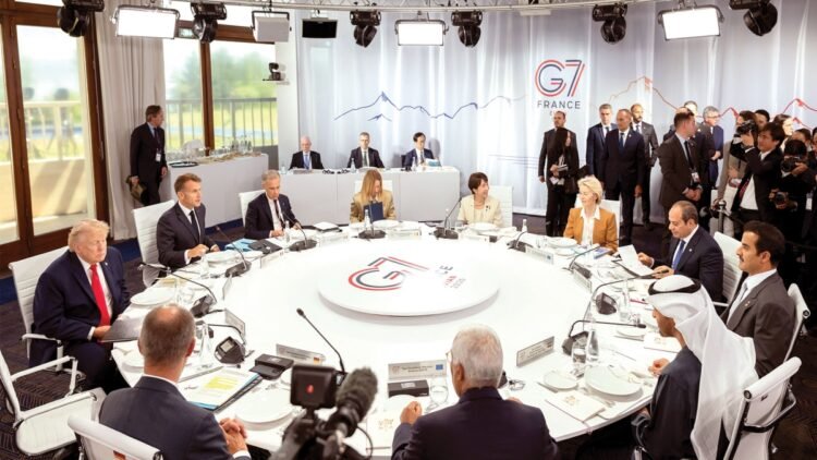His Highness attends the G7 summit