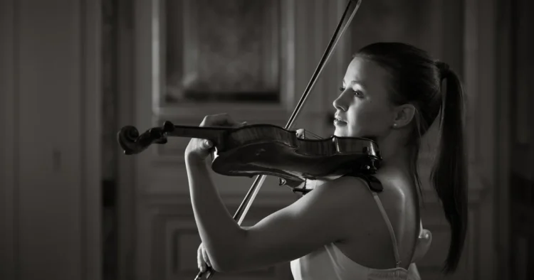 A young Slovenian virtuoso plays on a multimillion-dollar old-fashioned instrument