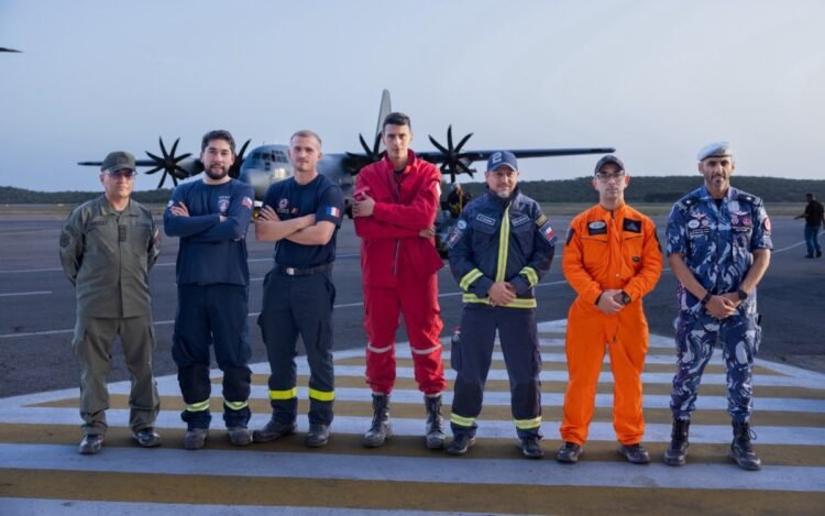 The Qatari search and rescue group begins its missions in Venezuela