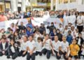 500 participants in the “Let’s Move for Education” event