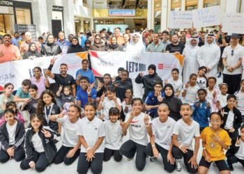 500 participants in the “Let’s Move for Education” event