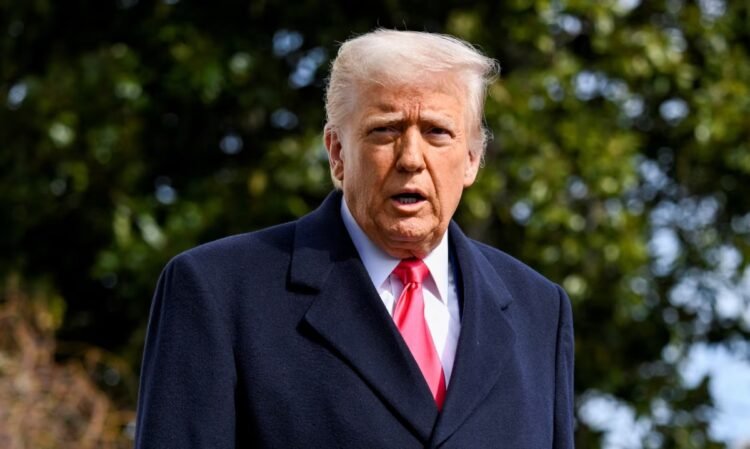 The US President announces raids on sites in Iran
