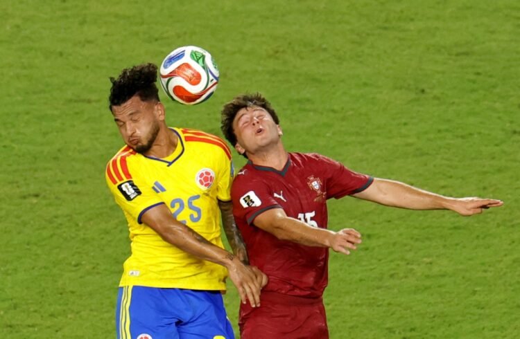 A goalless draw decides the confrontation between Colombia and Portugal