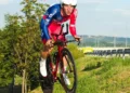 Slovenian cyclist revealed the consequences of a severe fall, he was saved by a helmet (PHOTO)