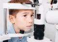 Every month at UKC, a child who has damaged his eyes with a laser is treated
