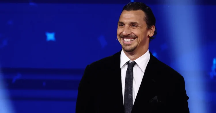 Zlatan Ibrahimović is also on fire in front of the television cameras