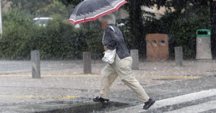 After the record heat, cooling comes, but before the storms, heavy steam