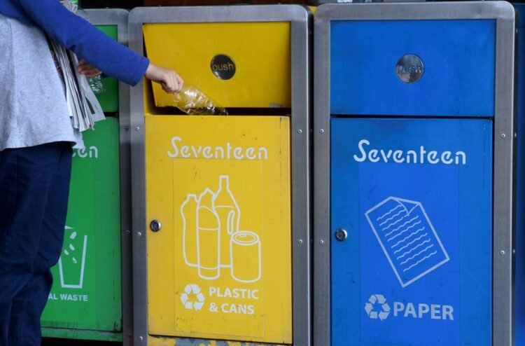 Recycling bins in malls is great, but streamlining the process will ease users