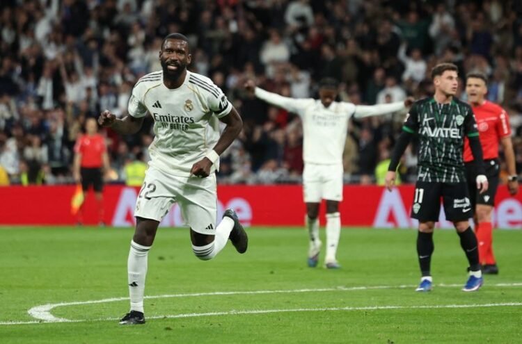 Football: Soccer-Real Madrid give Rudiger one-year extension to 2027