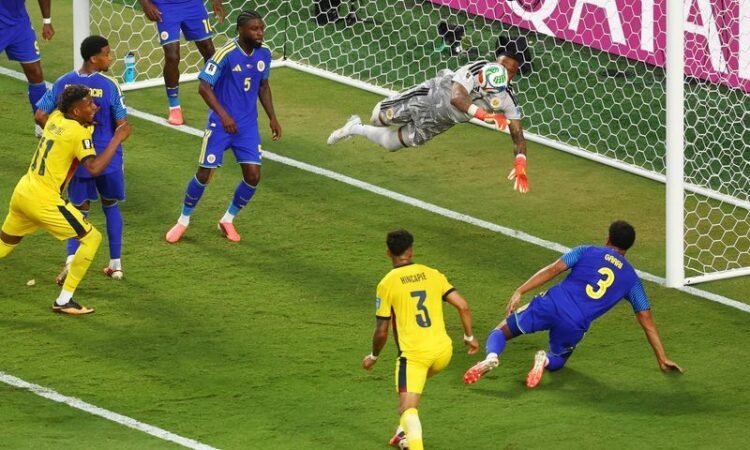 Football: Soccer-Fifteen saves, one point: Room leads Curacao to World Cup history