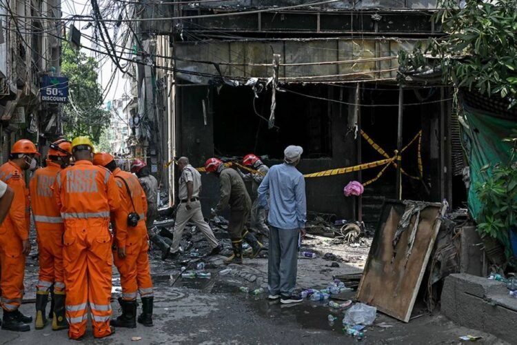 New Delhi hotel fire kills at least 21