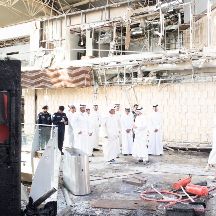 PM inspects airport terminal damaged by Iranian attacks