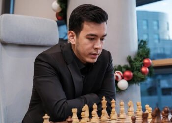 Nodirbek Abdusattarov entered the top three in the world chess ranking