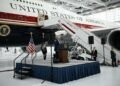 Trump unveils Qatari 747 ahead of joining Air Force One fleet