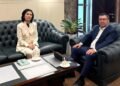 President Sadyr Japarov received the President of the Kyrgyz Chess Union Aida Salyanova