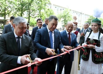 A century-long success story. Sadyr Japarov opened a new office of Eldik Bank – Tazabek