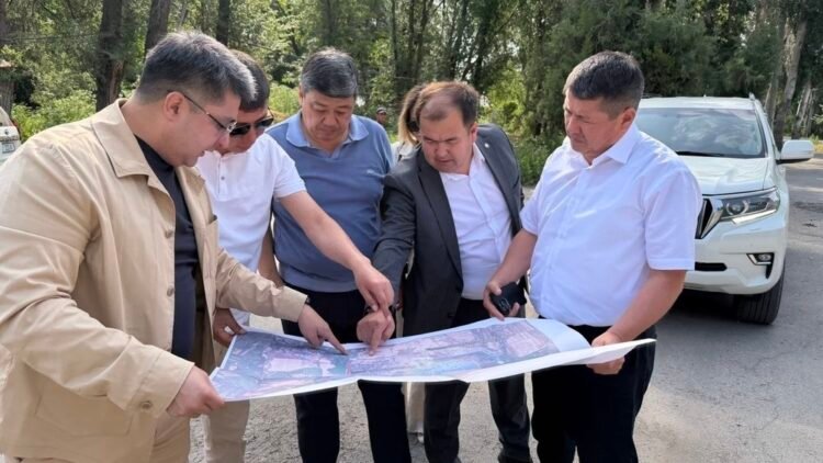 The capital is considering the route of a new road to Manas airport through the territory of the Bishkek FEZ