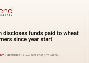 Iran discloses funds paid to wheat farmers since year start