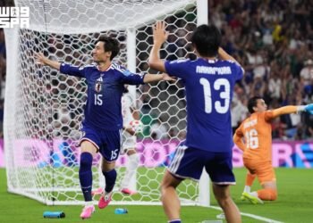 Al-Riyadh newspaper | Japan beats Tunisia 4-0 in the 2026 World Cup