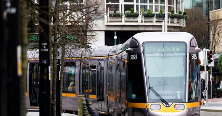 Services resume on Luas red line after crash in Dublin 1 – The Irish Times