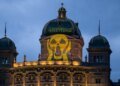 ‘The Scream’ projected onto Swiss parliament during nuclear debate