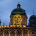 ‘The Scream’ projected onto Swiss parliament during nuclear debate