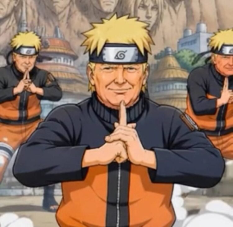 Trump faces backlash over Naruto-style hero video