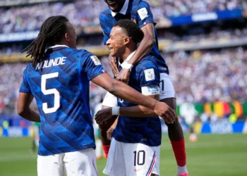 France scores the second goal