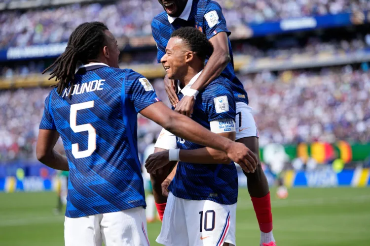 France scores the second goal