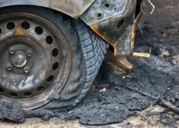 Berane: A car burned down, the prosecutor and the expert conducted an investigation