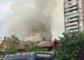Fire in the shopping center in New Belgrade: Thick smoke and firemen’s fight