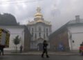 Russia denies that it targeted the Kiev monastery, claims that it was damaged by US anti-aircraft missiles