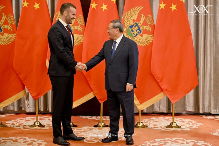 Government: Li Jiang informed Spajić that China has approved about 13 million euros in grants to Montenegro