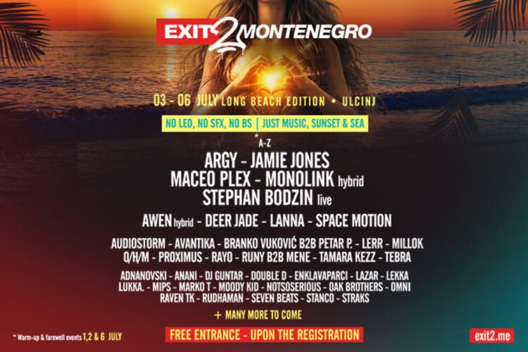 Free vouchers for EXIT to Montenegro in Ulcinj to the fastest readers of Vijesti