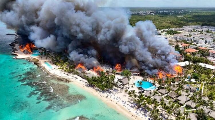 Dominican Republic: Inferno in the holiday paradise – luxury resort burns down