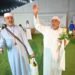 Al-Riyadh newspaper | The city of pilgrims in Hail bids farewell to the Iraqi guests of God