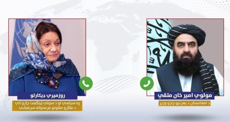 Motaghi and the UN deputy talked about humanitarian aid to Afghanistan
