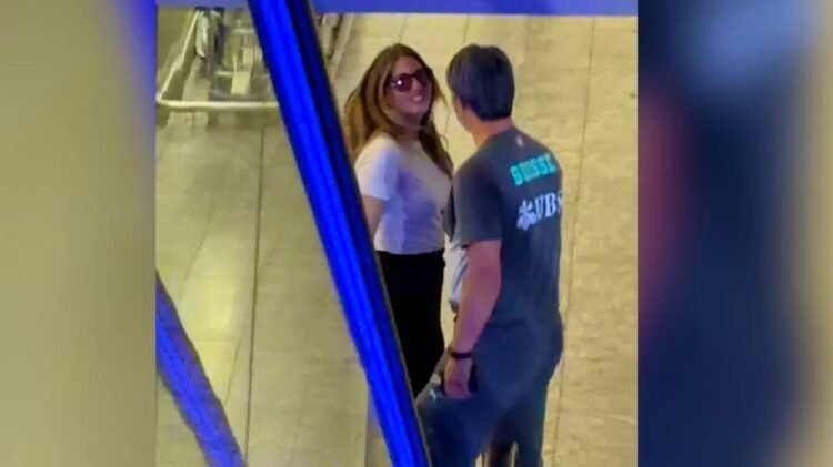 Murat Yakin: Touching farewell kiss from wife Anja before departure for the World Cup