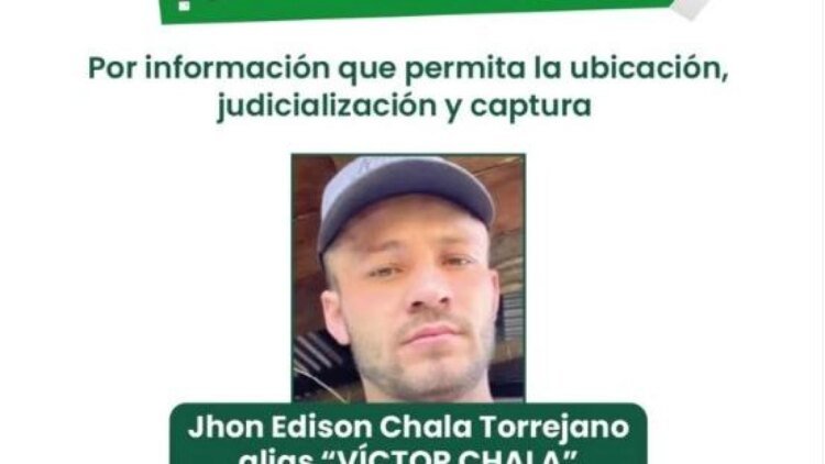 They capture alias Víctor Chalá, leader of the ‘Calarcá’ dissidents and accused of the murder of journalist Mateo Pérez Rueda