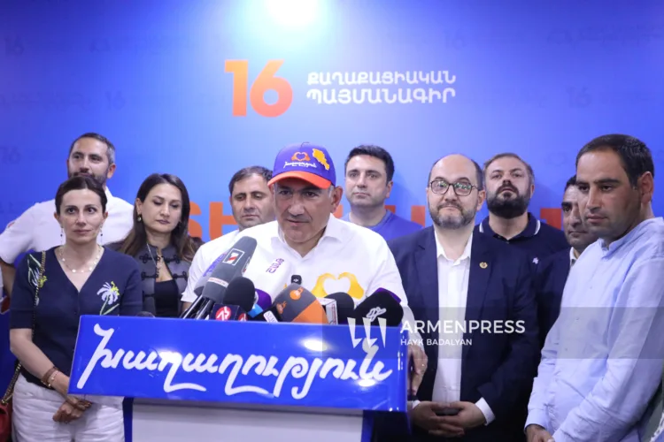 The three-headed espionage party of the war must be eradicated from Armenia. Pashinyan