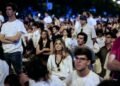 “Here is the youth of the pope”: Young Catholics at the vigil of Pope Leo in Madrid