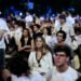 “Here is the youth of the pope”: Young Catholics at the vigil of Pope Leo in Madrid